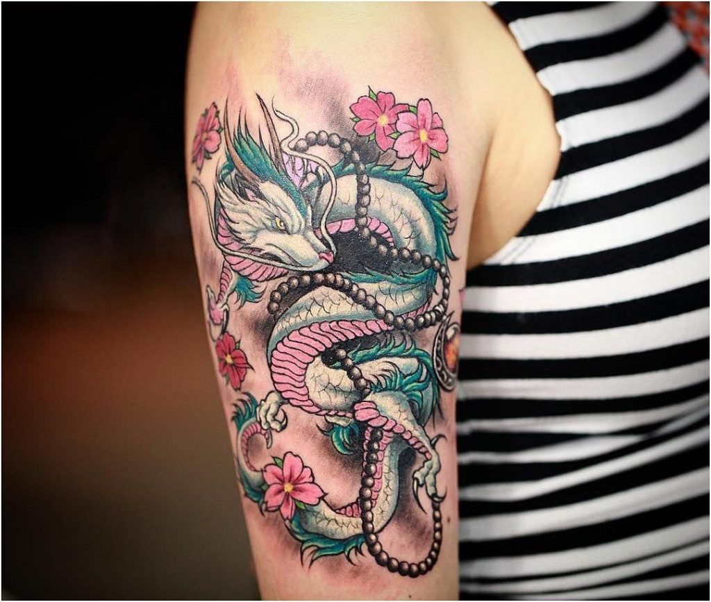 Dragon Tattoo Designs For Women Arms Shoulder Chest