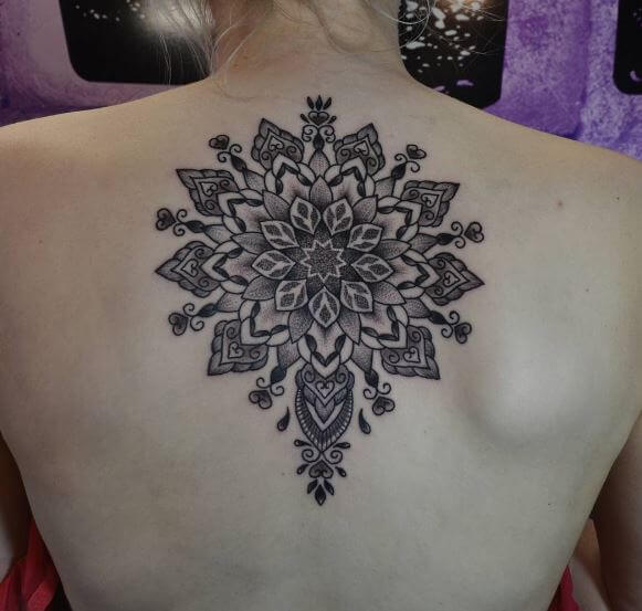 Mandala Neck Tattoos
