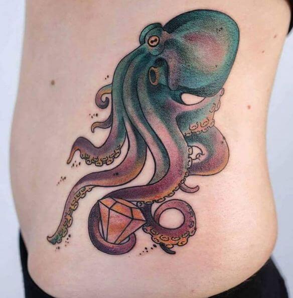 Tattoo girl with octopus 72 Best
