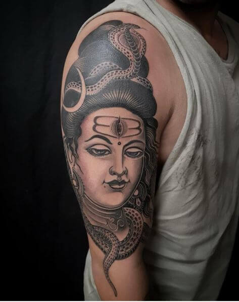 150 Angry Lord Shiva Tattoos For Men 2021 Trishul Om Mahadev Designs