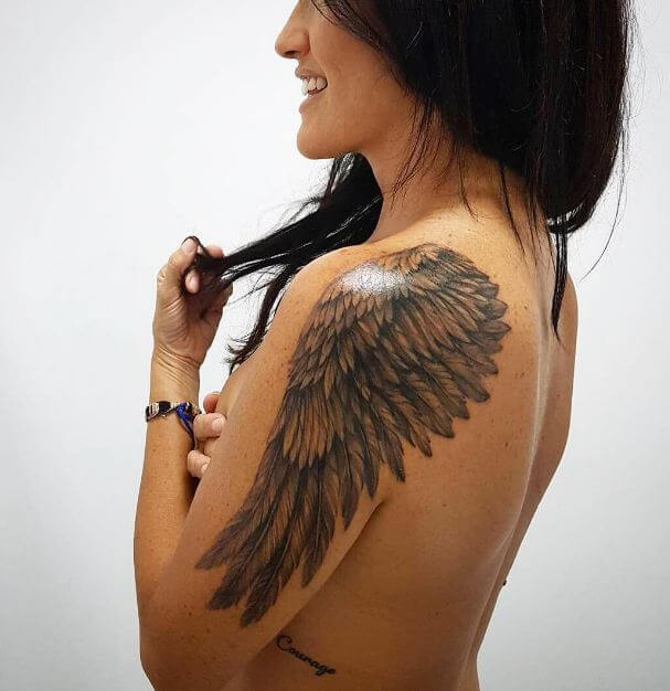 150+ Men Angel Wing Tattoos Designs (2021) Arm, Back & Shoulder