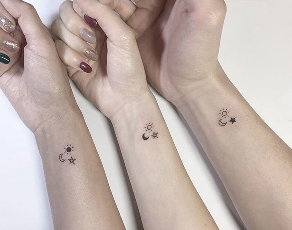 unique meaningful deep best friend tattoos