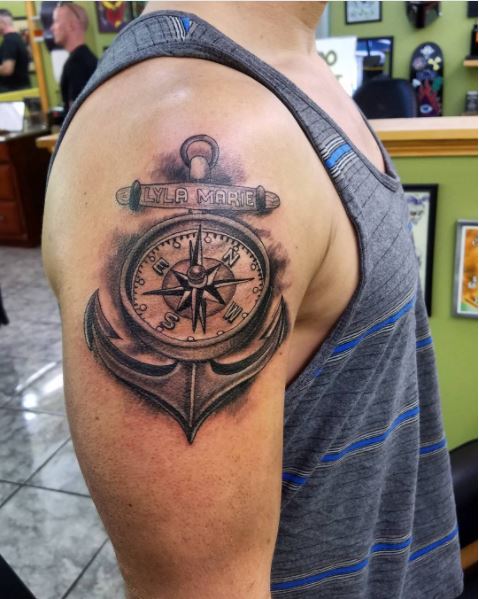 3d Anchor Tattoos