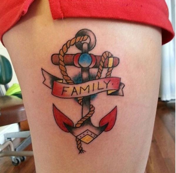 Anchor Tattoos For Girls