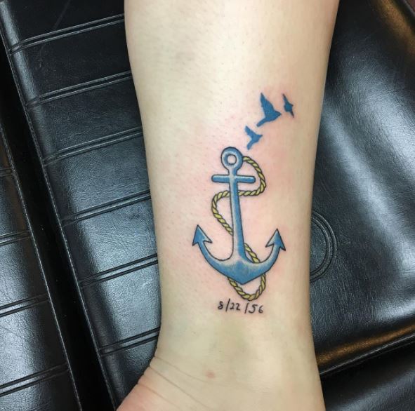 Cute Anchor Tattoos