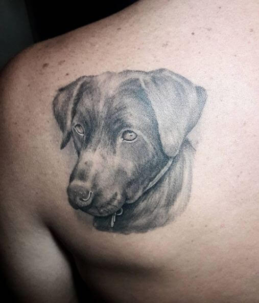 Simple Dog Tattoos