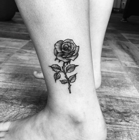 Simple Rose Tattoos