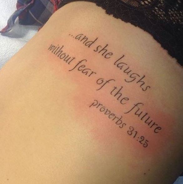 Christian And Quotes Tattoos Design