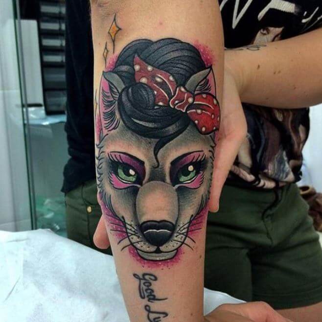 Latest Wolf Tattoos