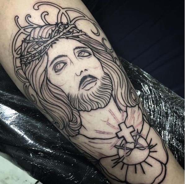 Most Beautiful Jesus Christ Tattoos Design