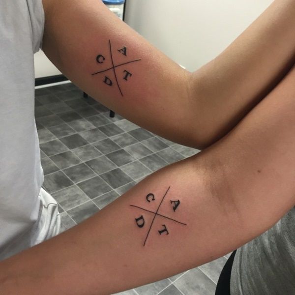 Brother And Sister Matching Tattoos (7)