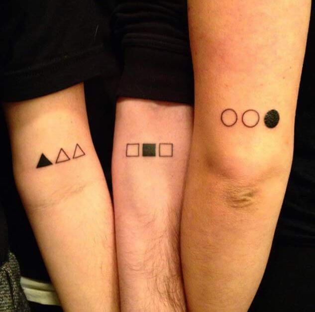 Symbole tatuaży brata i siostry