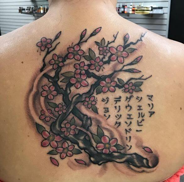Cherry Blossom Tree Tattoos