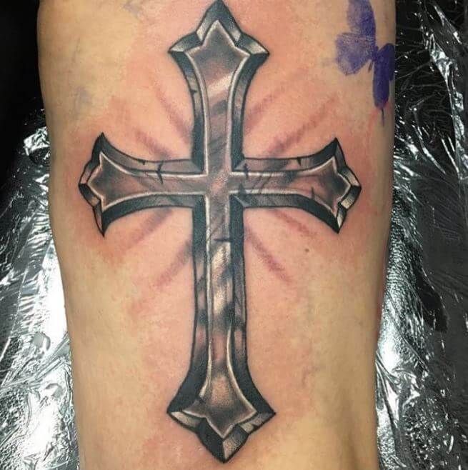 Christian Cross Tattoos For Men On Arm
