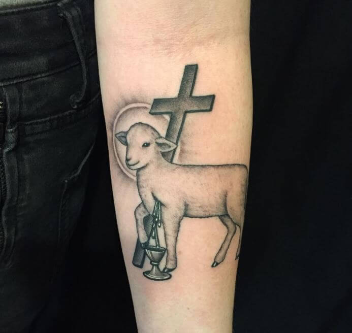Christian Lamb Tattoos
