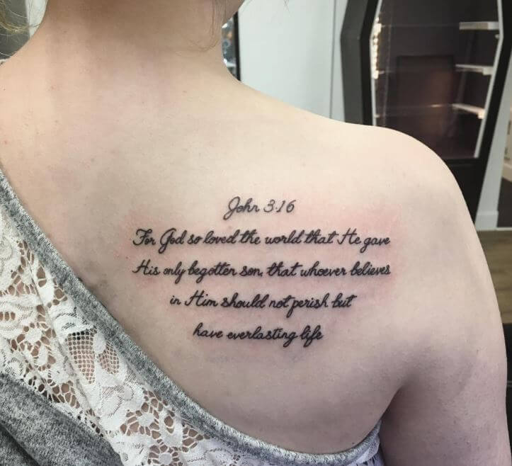 Christian Quote Tattoos