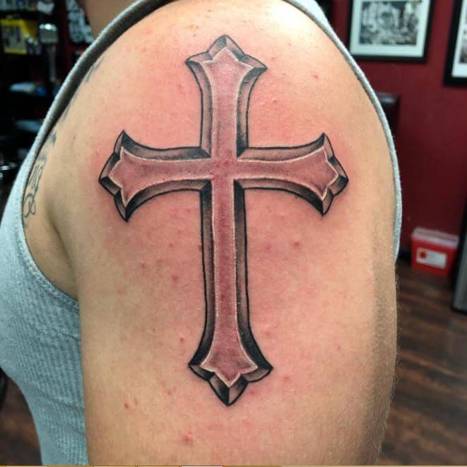 Christian Shoulder Tattoos