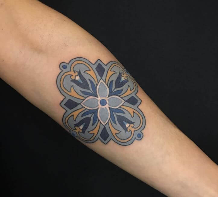 Compass Mandala Tattoo