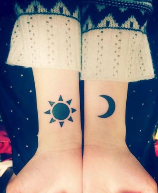 150 Sun And Moon Tattoo Designs 21 Meaningful Ideas For Best Friends