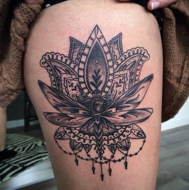 Floral Mandala Tattoo