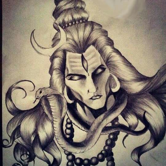 Featured image of post Angry Simple Lord Shiva Sketch - I started scribbling the idea of love and affection between these two through different mediums of art.