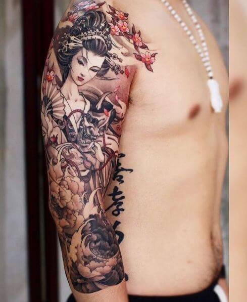 Japanese Cherry Blossom Tree Tattoo