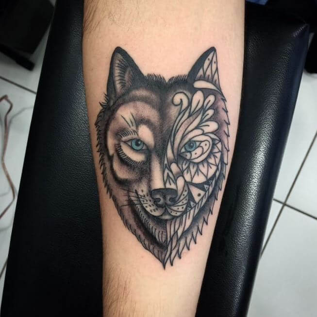 Spirit Wolf Tattoo