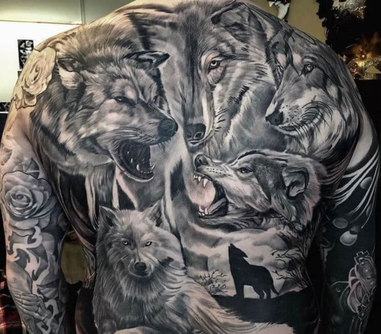 Wolf Family Tattoo