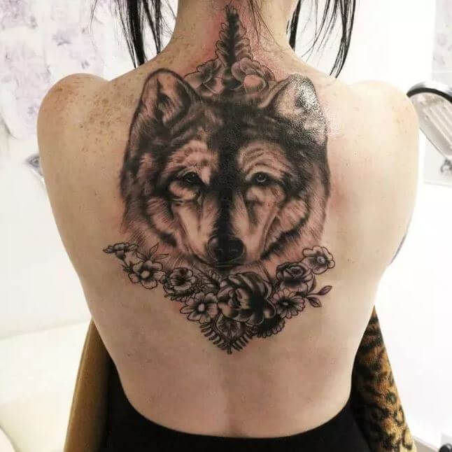 Wolf Girl Tattoo