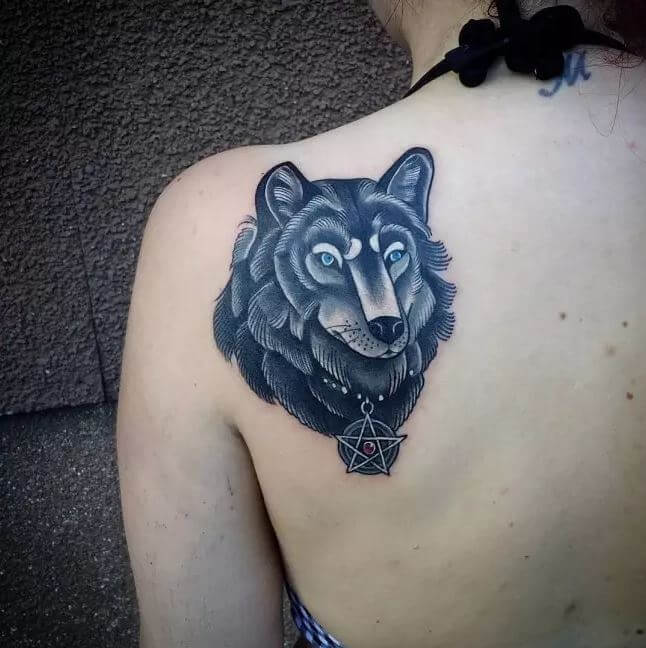 Wolf Head Tattoo
