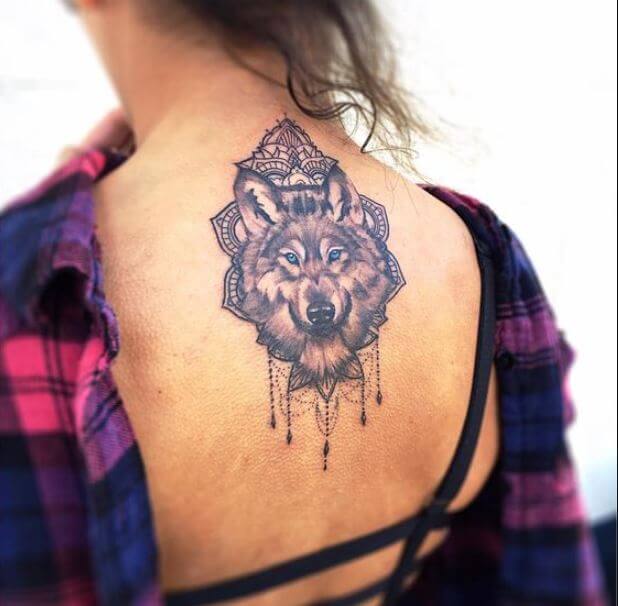 Wolf Mandala Tattoo