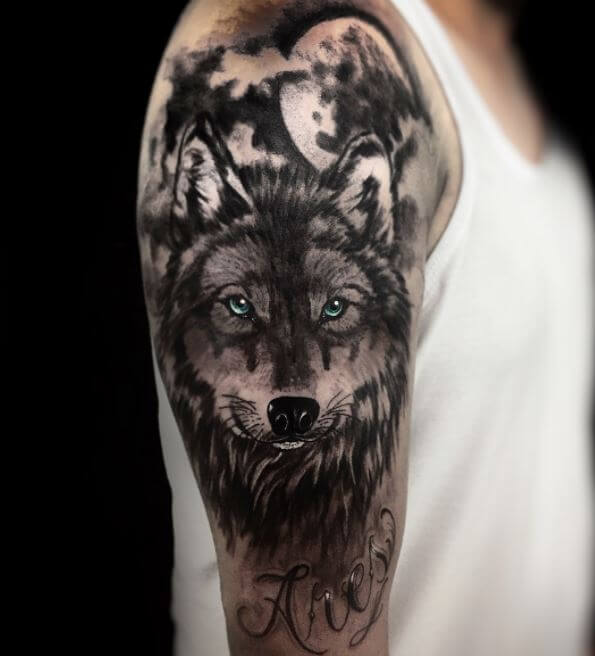 Wolf Tattoo Arm