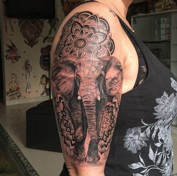 50 Geometric Elephant Tattoos Designs And Ideas 2021 With Meaning