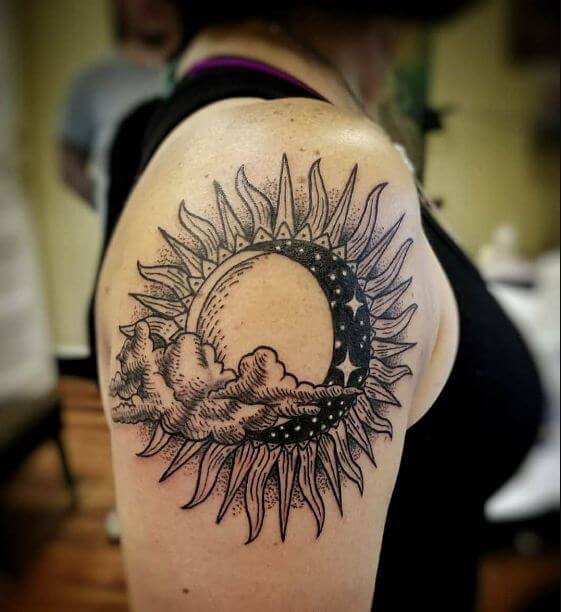 100 Best Moon Tattoos For Guys 21 Phases With Meaning