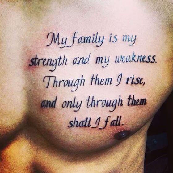 Quote Tattoos For Boys