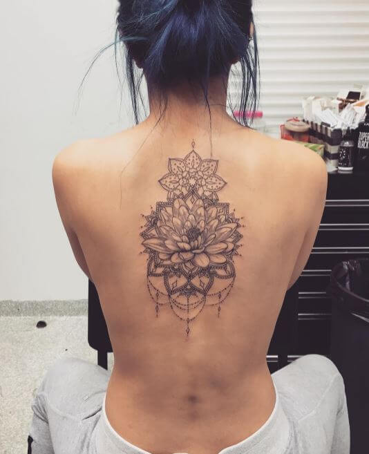 Lotus Flower Mandala Tattoo