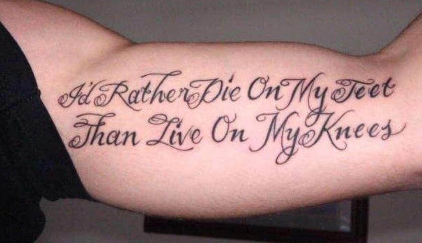 Quote Of Tattoos