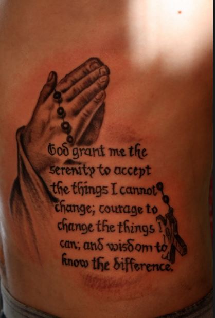 Quote Rib Tattoos For Guys