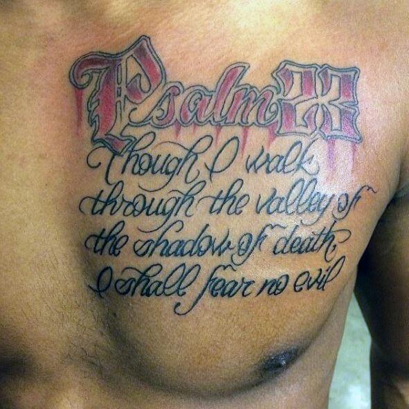 Quote Tattoos On Chest