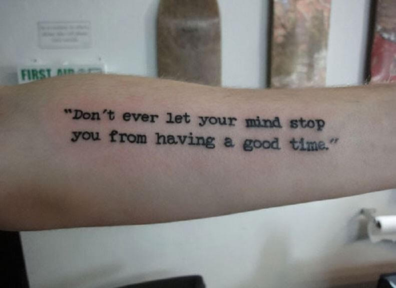 Quote Tattoos On Your Hands