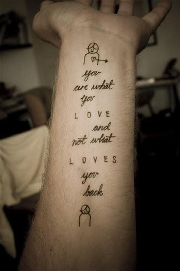 Tattoo Quotes Love