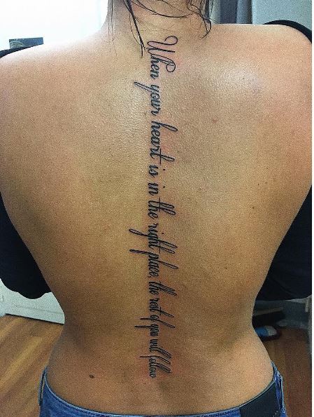 Quote For Tattoos On Rib