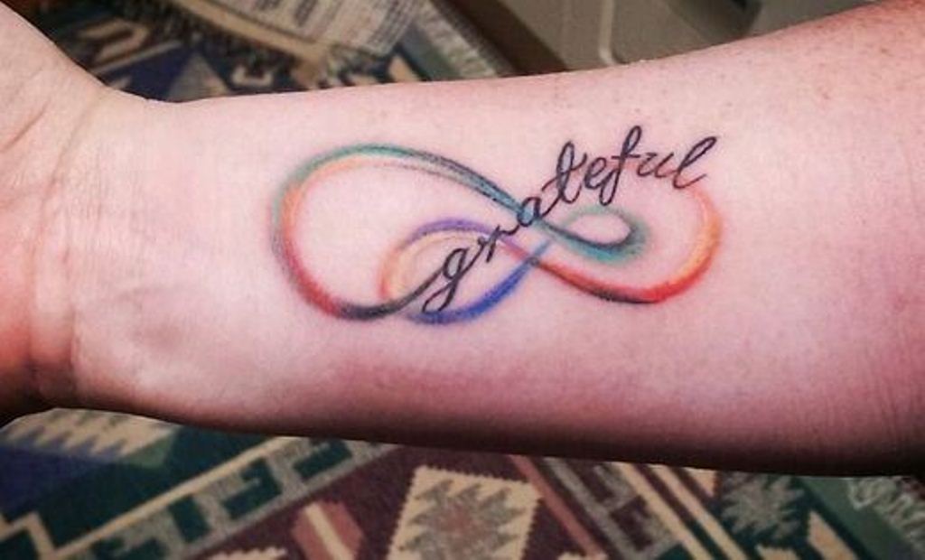 Rainbow Infinity Tattoo
