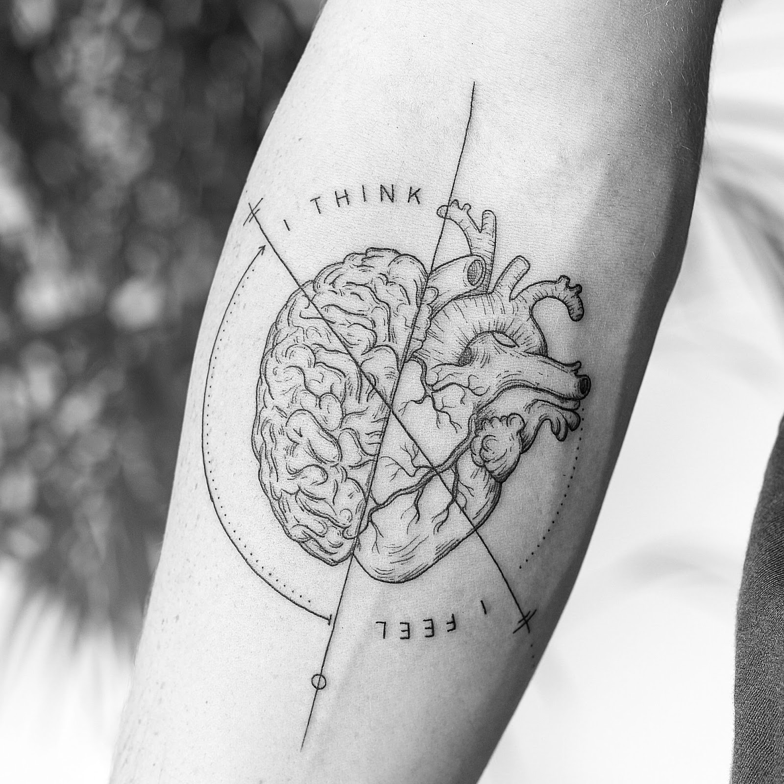 Anatomical Heart Tattoo Design