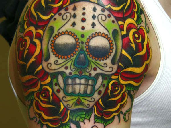 Sugar Skull Tattoo Designs (113)