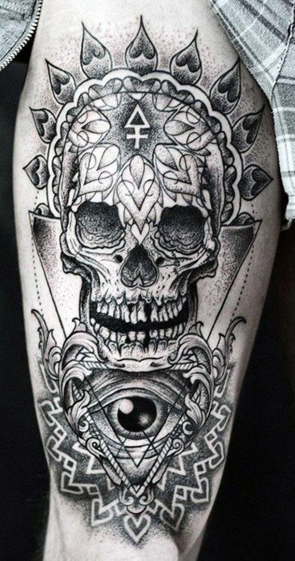 Sugar Skull Tattoo Designs (177)