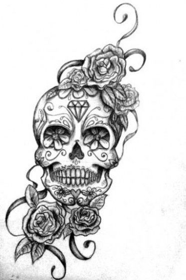Sugar Skull Tattoo Designs (184)