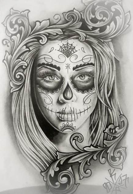 Sugar Skull Tattoo Designs (30)