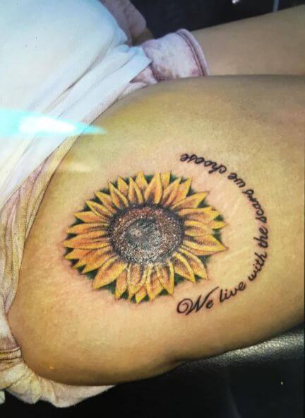 230 Simple Sunflower Tattoo Designs With Meanings 21 Small Unique Ideas