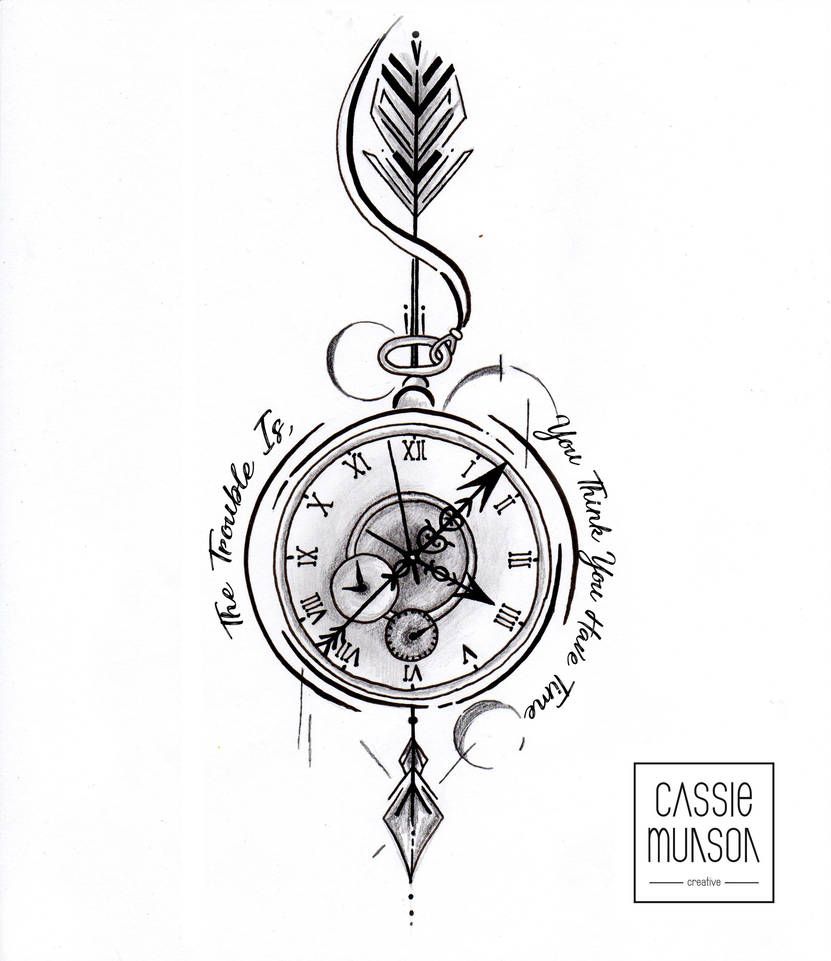 Álbumes 92+ Foto Boceto Diseños De Relojes Para Tatuar Lleno